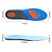 Gel Sports Insoles for Women and Man HLYOON Shoes Insert for Shock Absorption Foot Pain and Fasciitis Relieve Full Length Comfort Size 5-10