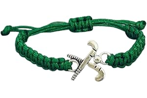 Sportybella Field Hockey Charm Bracelet - Adjustable for Girls With Stick Charm, Jewelry Gifts for Players, Teams & Coaches, Friendship Bracelet