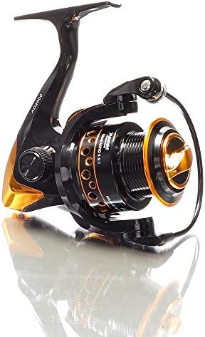 Yumoshi スピニングリール リール Adシリーズ ベアリング 12 1 サビキ カゴ釣り ノマセ 00 3000 4000 5000 糸あり