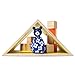 MiO Camping + Bear Animal Bean Bag Peg Doll Imaginative Montessori Style STEM Learning Wooden Building Playset for Boys and Girls 3 Years + Up by Manhattan Toy