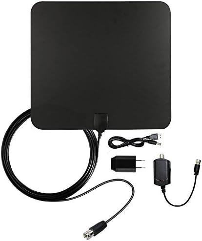 TV Antenna 50 Miles Indoor - YSTSZ 2017 Digital HDTV Antenna with Detachable Channels Amplifier Signals Booster Easy Installation Antenna for TV 1080P High Reception Amplified with 13.12Ft Cable