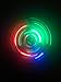 AILI Tri-Spinner Crystal Clear LED Hand Fidget Spinner Toy, with 12 Led Bulbs and 3 Lighting Model Total of 27 Lighting Effects, High-Speed EDC Focus Toy for Kids and Adults