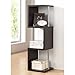 Baxton Studio Lindy 3-Tier Modern Display Shelf, Cappuccino