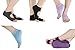 YL trd 5 Pairs of Non Slip Skid Backless Yoga Socks Pilates Barre Toe Socks