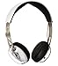 Skullcandy Grind On-Ear Headphones with Built-in Mic, White, Black and Red
