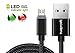 Nook and Nook Color Compatible 10FT LED Charging Sync Data Cable & Pouch (Bundle) Lit Tip Shows Red for Charging & Green for Charged (Cable Will Not Display Charging on Your Tablet Screen)