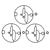 Hipa (Pack of 3 Float Bowl Gasket for Briggs Stratton 698781 Nikki Carburetor John Deere Troy-Bilt Toro Lawn Mowers