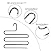 Amagoing 4 Sets S-type Metal Pants Hangers,Closet Storage for Jeans Trousers Space Saver Storage Rack