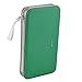 Wismart 72 Capacity Heavy Duty CD DVD Blu-ray Media Case Storage Holder Organizer Wallet (Green)
