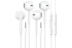 SOCHOI 2 Pack-Apple Earbuds with 3.5mm Plug Wired Headphones/Earphones【with Apple MFi Certified】 Built-in Microphone & Volume Control Compatible with iPhone,iPad,Computer,Android Most 3.5mm Audio Devices