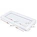 Antner 2 Pack Inflatable Salad Bar Buffet Ice Cooler Beverage Serving Bar with Drain Plug, White