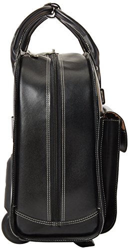 Mcklein USA 96315 Edgebrook , 15.4" Leather Wheeled Ladies' Laptop Briefcase