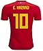 Major Sports Belgium Hazard #10 Soccer Jersey Kids Youth Sizes Football World Cup Premium Gift Set ✓ BONUS Soccer Ball Drawstring Backpack (YM 8-10 Years, Hazard #10)