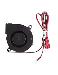 Ventilador de refrigeración 5015 de 1.969 in x 1.969 in x 0.591 in con terminal de 2 pines para impresora 3D Hotend Extruder disipadores de calor