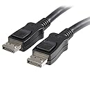DisplayPort Cable - 15 ft / 1m  - with Latches - 4K DisplayPort to DisplayPort Cable - DP Cable - DisplayPort 1.2 Cable