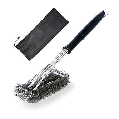Free Walker Grill Brush Stainless Steel,Safe And Clean For Barbecue,with Wire Bristles And Comfortable Handle To Clean Easily,Perfect For BBQ Lovers