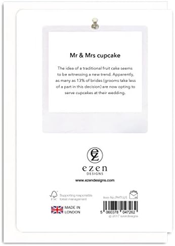 Photo Mr &amp; Mrs Cupcake Greeting Card