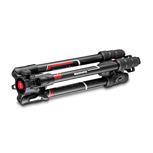 Manfrotto MKBFRC4GTXP-BH Befree GT XPRO Trépied Carbone – Rotule Ball Centrée 496 – M-Lock – Colonne 90 ° – Plateau…