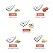 Mandoline Slicer w/ 5 Adjustable Blades - Vegetable Slicer - Food Slicer - Vegetable Cutter - Cheese Slicer - Vegetable Julienne Slicer with 5 Surgical Grade Stainless Steel Blades (White)