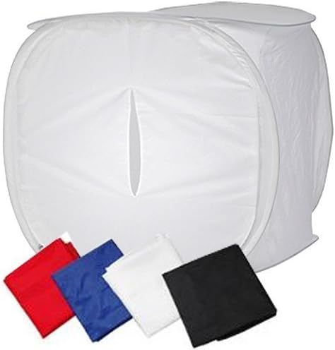 Amzdeal Caja de luz portátil, 50 x 50 cm Difusor en forma de ...