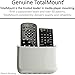 TotalMount Universal Remote Control Holder – Attaches to Wall or Back of TV – Compatible with All TV Remotes (Premium White, Large Two Pack)