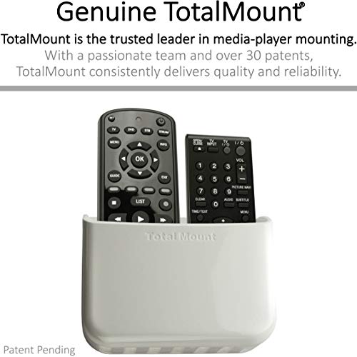 TotalMount Universal Remote Holders (Quantity 2 - Two Remotes per Holder - White) - Thumbnail 6