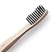 Bamboo Toothbrushes Pack of 4 - Charcoal Infused Soft BPA Free Dupont Tynex Bristles - Eco friendly Toothbrush, Organic & 100% Biodegradable Toothbrush for Adults, Individually Numbered by Ecobroosh