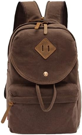 SAIERLONG MrBP Men's And Women's Backpack brown Canvas