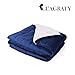 L'AGRATY Luxury Minky Sherpa Weighted Blanket for Adults (15lbs, 48
