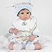 CHAREX Reborn Baby Dolls 16 Inch Lifelike Vinyl Weighted Reborn Baby Doll with Cloth Body Huggable Soft Body Toy