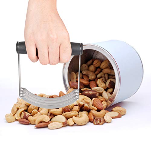 Dough Blender, Pastry Cutter, iNeibo Pastry Blender, Baking Dough Tools, Heavy Duty & Durable with Ergonomic Rubber Non-Slip Grip - Thumbnail 5