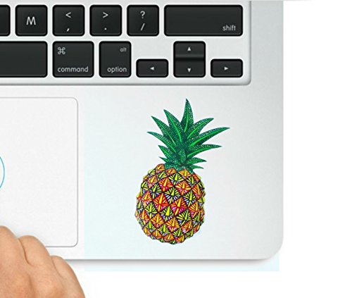 Pineapple Colorful Decal Laptop MacBook Trackpad Keypad Sticker Compatible with All MacBook Pro, Retina, and Air