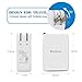 USB C Wall Charger with Power Delivery Woodeey 41W USB C Power Adapter 3-Port PD Charger Fast Charging for iPhone X/8 plus/8, Macbook, Nintendo Switch, Samsung S8, Note 8 and More