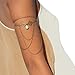 Vovotrade(TM) 2015 fashion Turquoise Drop Arm Harness Slave Chain Upper Armband Cuff Armlet Bracelet
