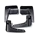 Black Friday VioletLisa New Set of 4 Matte Black Durable PP Bolt-On Flap Protect Front & Rear Mud Guards+Screws+Clamps For 13-17 Subaru Forester