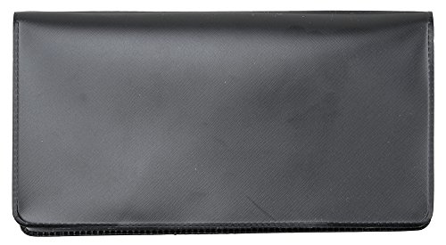 Black Vinyl Checkbook Cover
