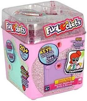 FUNLOCKETS, Secret Box with 3D Charms (Random Model), Girl Toy, Escape Game, Surprises, Jewelry, Pink, 4 Years - Image 4