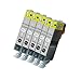 QINK (5 Gray Grey) Compatible Ink Cartridges For Canon CLI221 CLI 221 Ink Cartridges For PIXMA MP560 MP620 MP640R MX860 MX870 iP3600 iP4600 iP4700