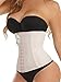 SEXYWG Women's Waist Cincher Trainer Body Tummy Girdle Corset Sport Shaper,Apricot,S(waist 24.5-26.7 Inch)