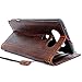 Genuine Vintage Real Leather Case for LG V20 Book Wallet Cover Handcraft Id Cards Slots Luxury Brown Slim DavisCase
