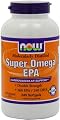 NOW Foods Super Omega EPA, 360 EPA/240 DHA Double Strength, 240 Softgels (Pack of 3)