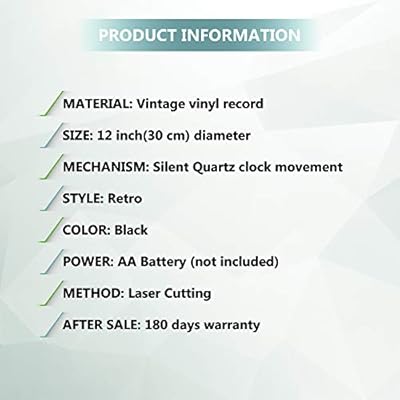 Kovides Fishing Vinyl Clock 12 Inch for Boyfriend Hobby Original Home Decor Fishing Vinyl Record Wall Clock Activity… 41GU2jc FcL