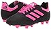 adidas Unisex-Kid's Goletto VI Firm Ground Football Shoe, Black/Shock Pink/White, 1 M US Little Kid