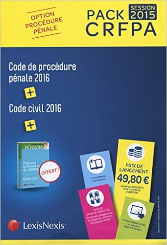 Pack Crfpa Penal Code Civil 2016 Code De Procedure Penale 2016 Prime Oral Lexis Nexis Collectif 9782711023899 Amazon Com Books