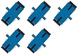 Fiber Optic Cable Adapter Coupler SC-SC Simplex Singlemode 5 Pack