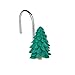 FITNATE Shower Curtain Hooks, 12 PCS Anti-Rust Decorative Shower Curtain Hooks for Home, Bathroom, Bedroom, Baby Room, Living Room & More -Christmas tree Woods Pine Tree