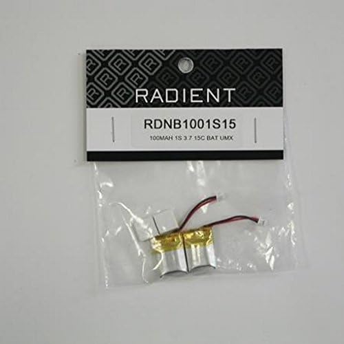 Radient RDNB1001S15 100mAh 1 Cell/1S 3.7V Lipo Battery