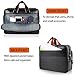 MATEIN Briefcases for Men,Extra Large 17 Inch Laptop Bag for Women,Computer Organizer Briefcase, Water Resistant Business Travel Messenger Bag,Black