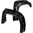 G-PLUS Fender Flares, Compatible with 2014-2020 Toyota Tundra, 66.7" / 78.7" / 97.6" Bed Length, Pocket Rivet Style Smooth Black Wheel Cover Protector Vent Trim 4pcs