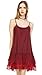 MELODY Knit Full Slip Short Camisole Dresses with 3 Combo Ruffle Layers